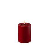 DELUXE Bordeaux LED Candle 7,5x10 - (RF-0056)